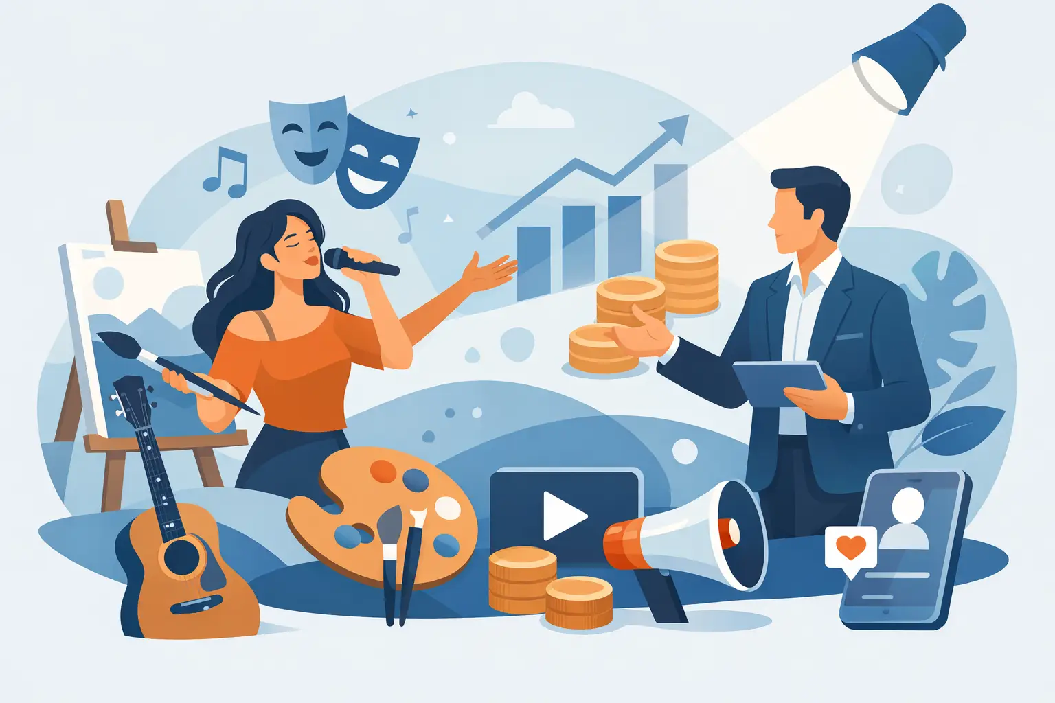Cómo promocionar talento artístico y vivir de ello