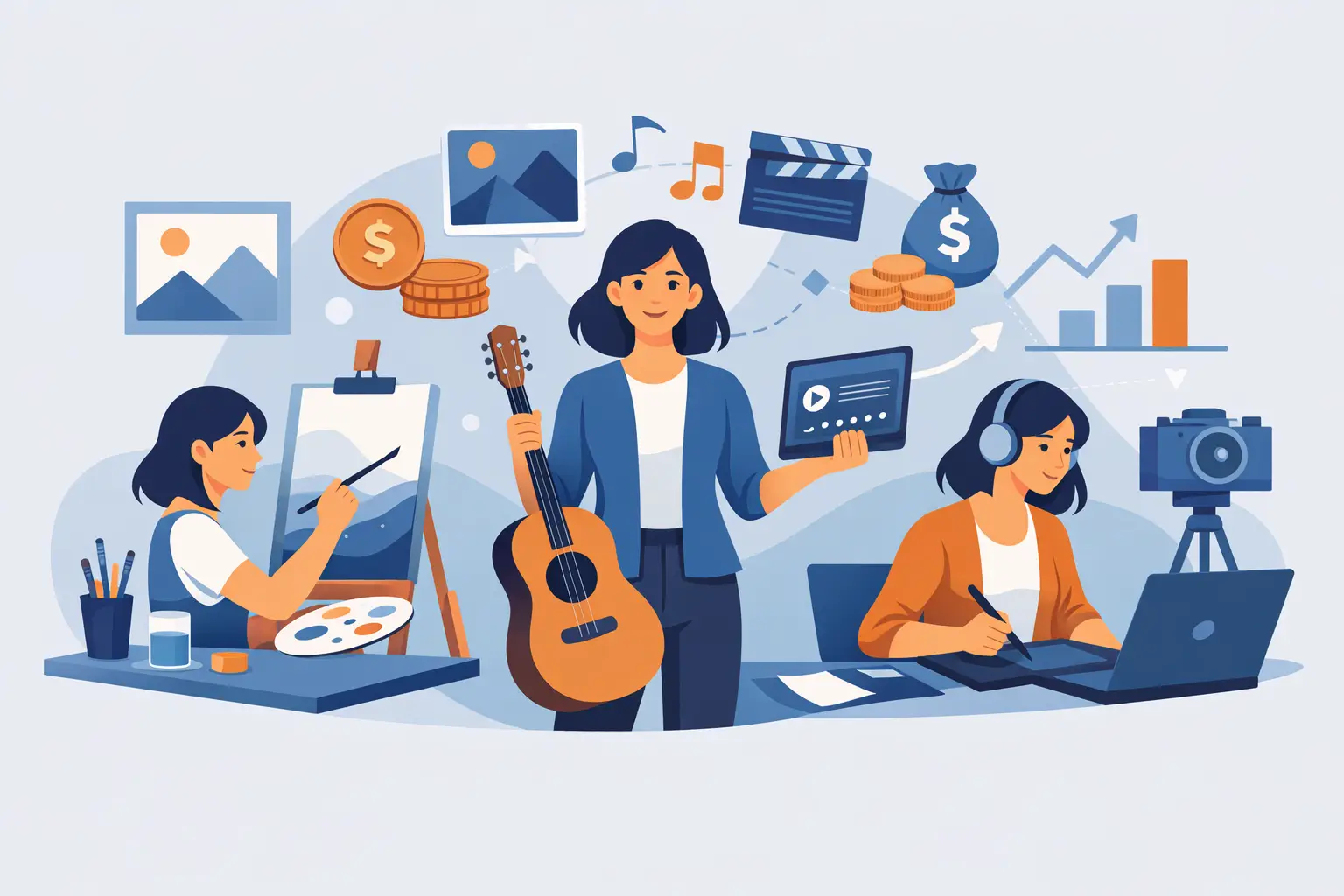 Mejores ingresos para artistas independientes