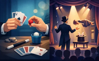 Magia de cerca vs escenario: ¿cuál elegir?