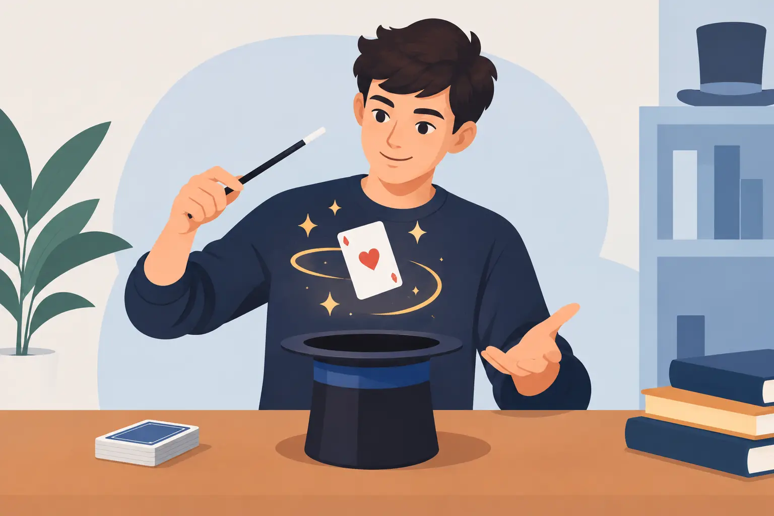 Qué aprende un principiante en magia de verdad