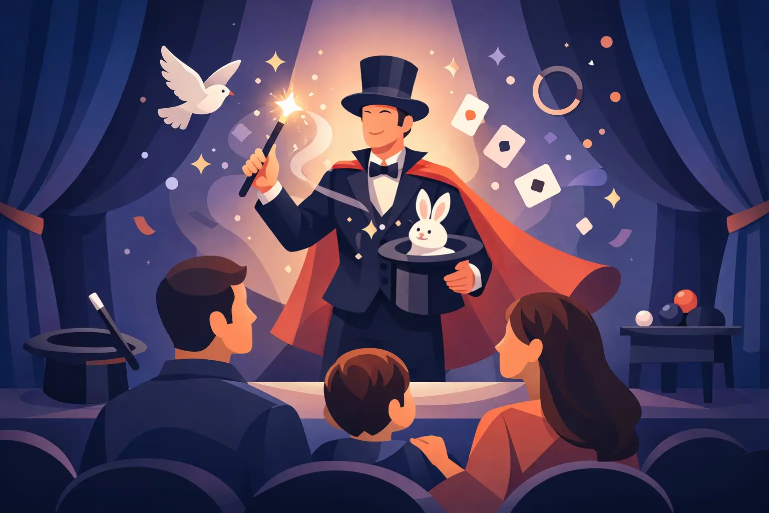 Show de magia familiar: planes que se recuerdan