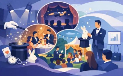 Tipos de espectáculos de magia para cada evento