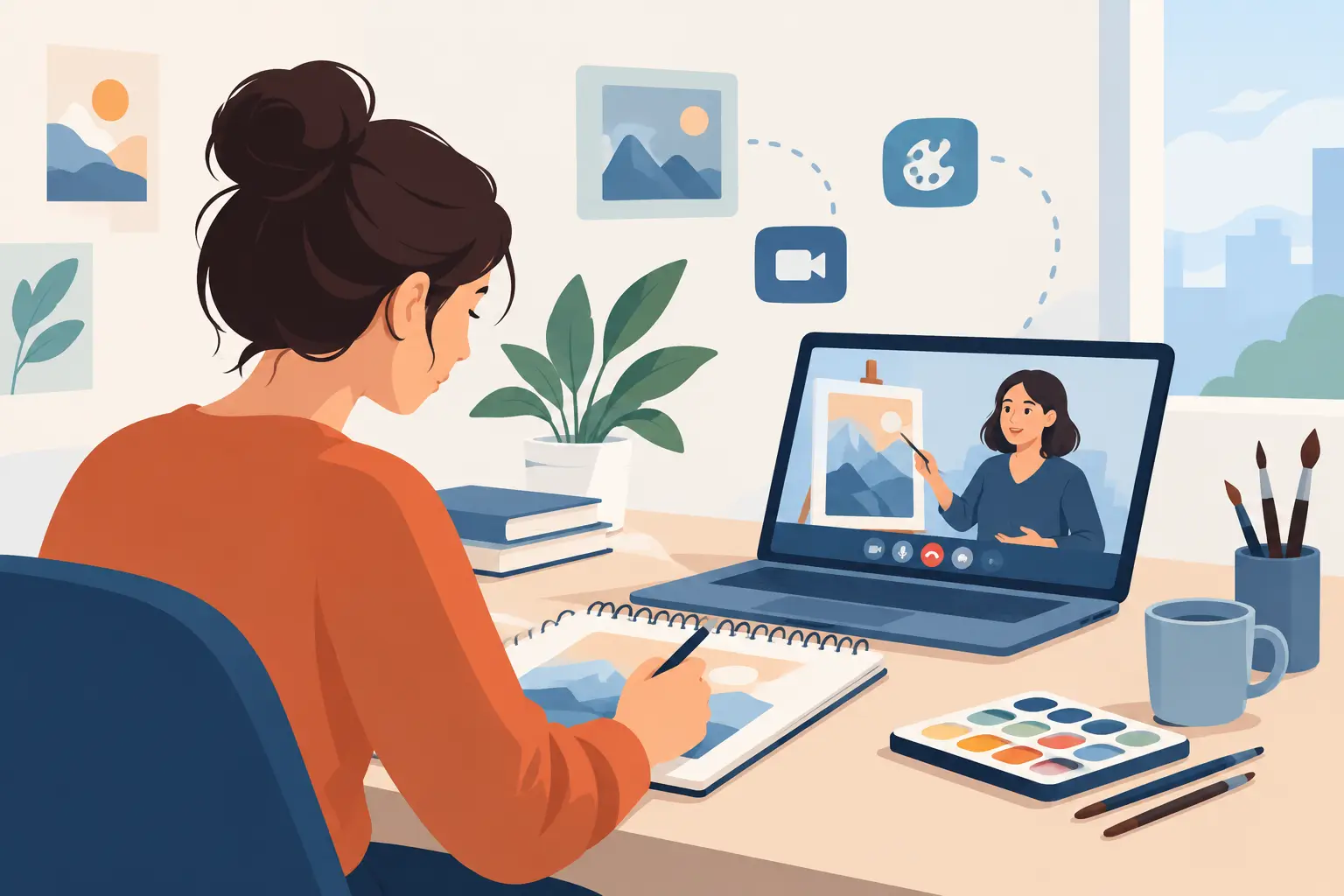 El futuro de la formación artística online