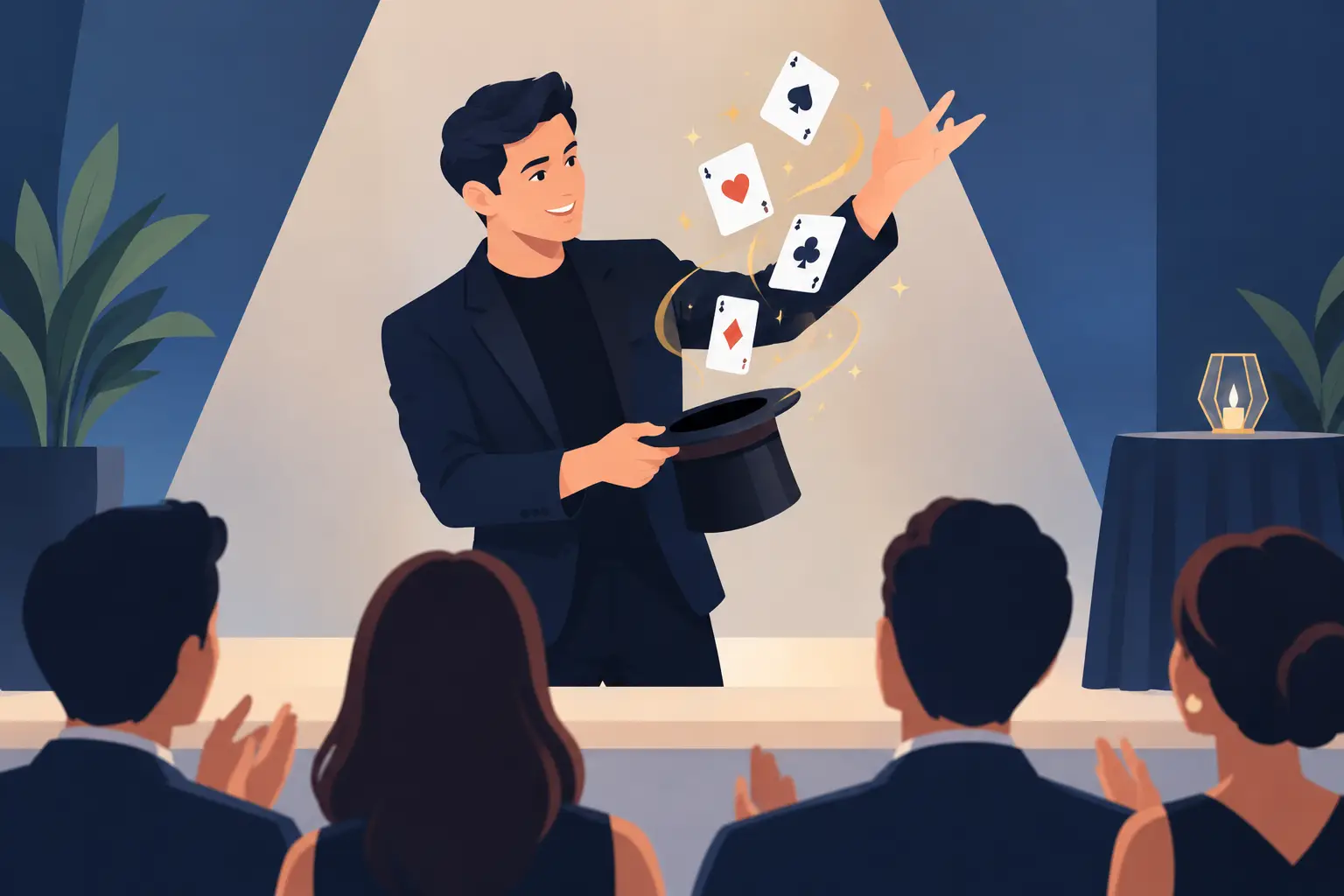 Guía para eventos con ilusionismo que emocionan